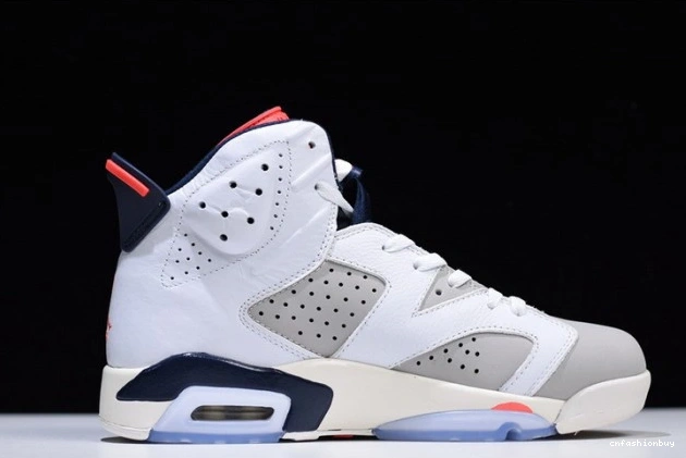 Jordan 23-Neutral 384664-104 Air 6 Grey-Sail Retro White Tinker Infrared 1115